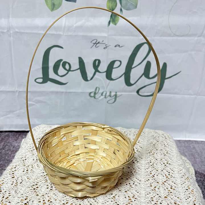Handcrafted Natural Woven Basket Kalsten