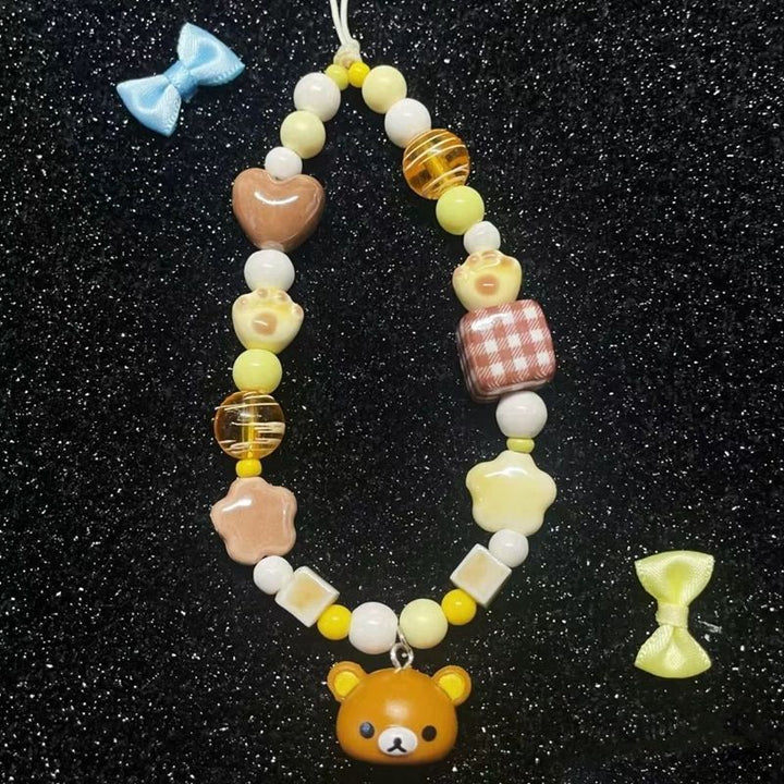 Cute Themed Beaded Charm Necklace Kalsten