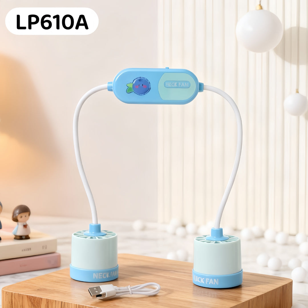 Women Portable Neck Fan with Flexible Design and Powerful Air Circulation Kalsten