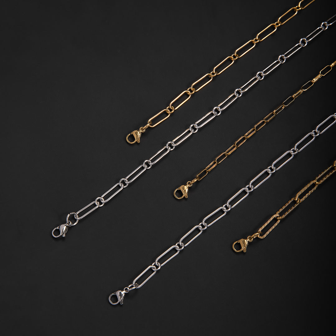 Elegant Open Link Chain Necklace Kalsten
