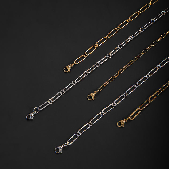 Elegant Open Link Chain Necklace Kalsten