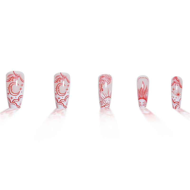 Artistic Long Press-On Nail Extensions Kalsten 1787913911