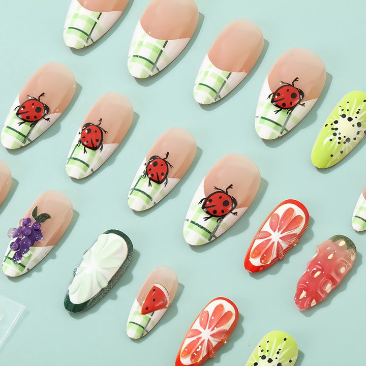 Creative and cheerful art nails Kalsten