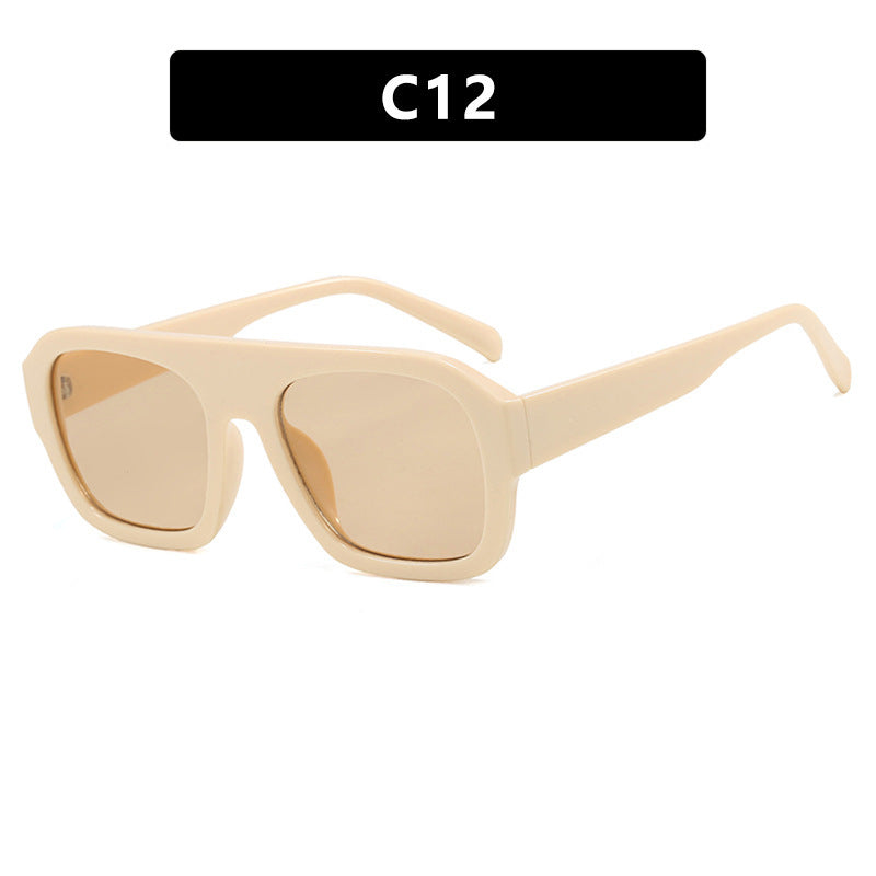 Women's oversized sunglasses with distinctive rectangular frame Kalsten