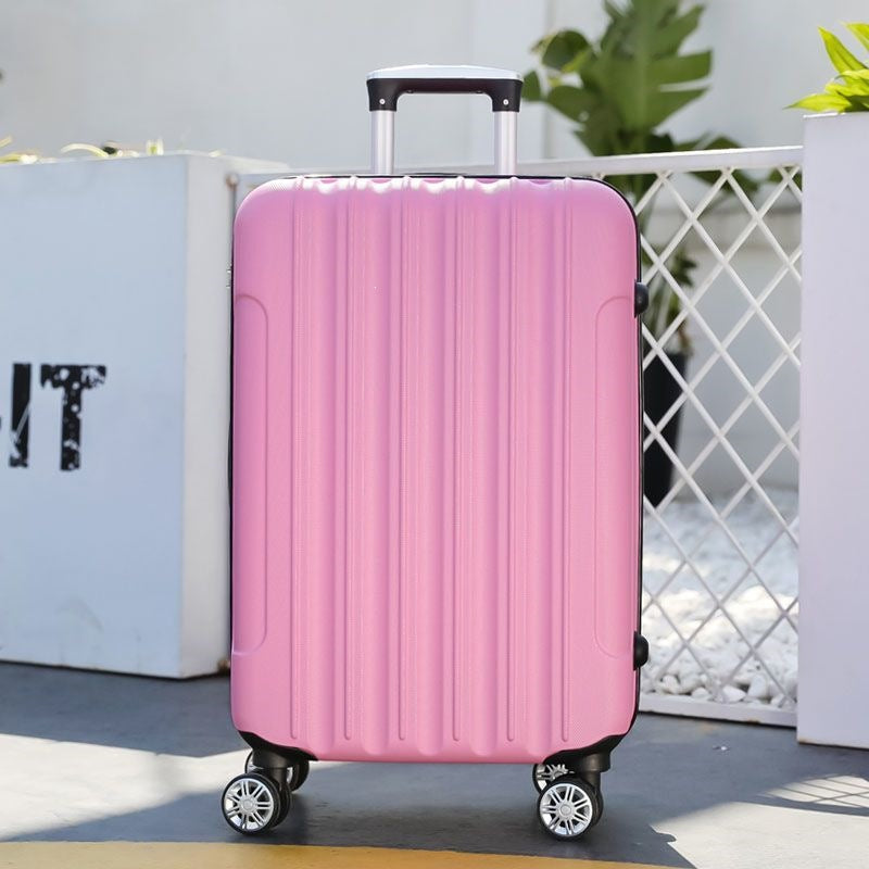Hard shell suitcase with 360-degree wheel system and integrated safety feature Kalsten