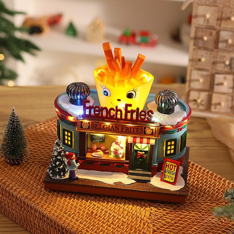 Nostalgic Ice Cream Parlor with LED Lighting Kalsten