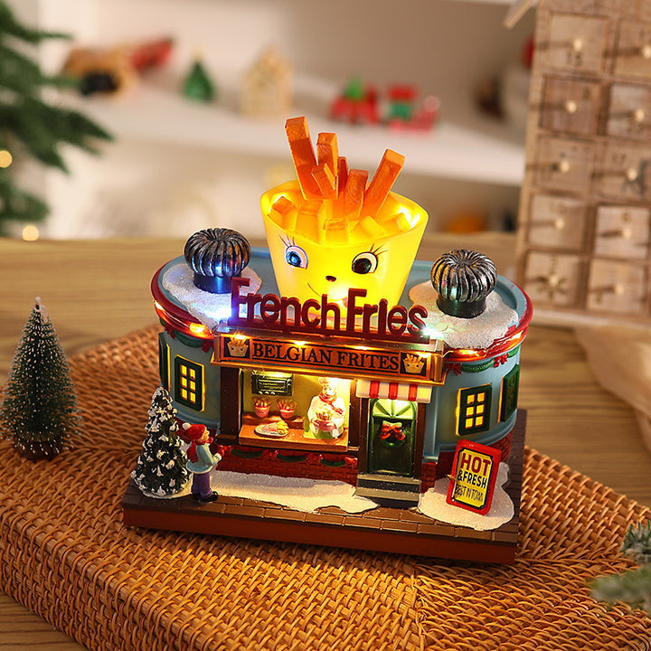 Nostalgic Ice Cream Parlor with LED Lighting Kalsten