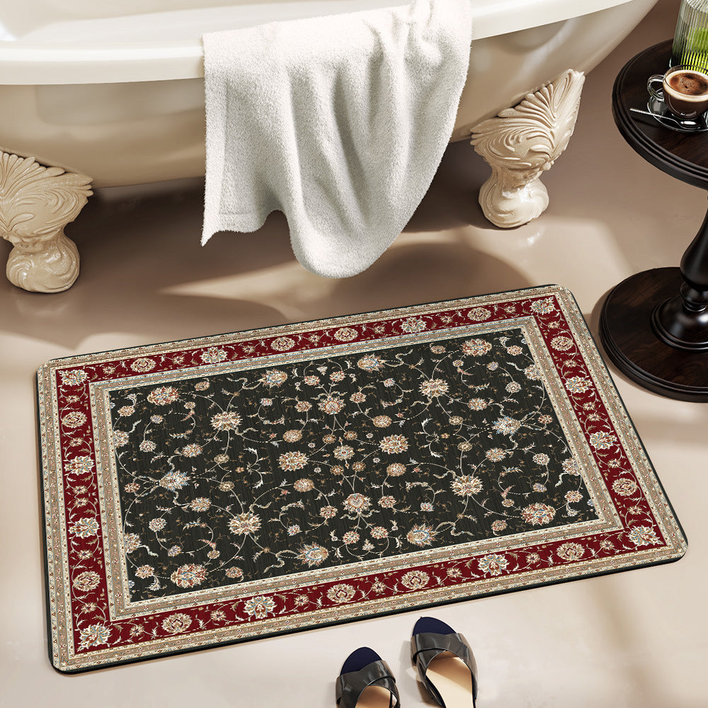 Ornate Decorative Bath Mat Kalsten