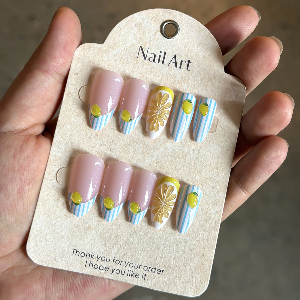Elegant Artistic Press-On Nails Collection Kalsten