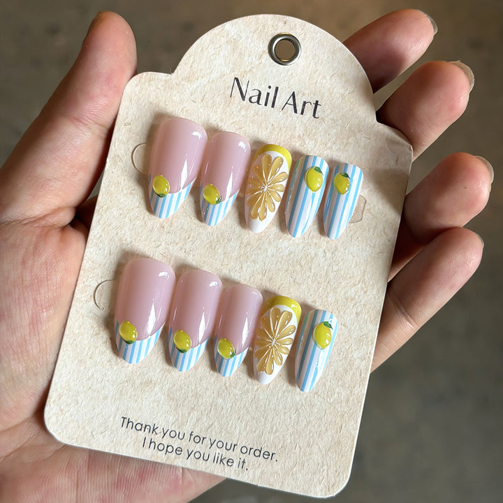 Elegant Artistic Press-On Nails Collection Kalsten