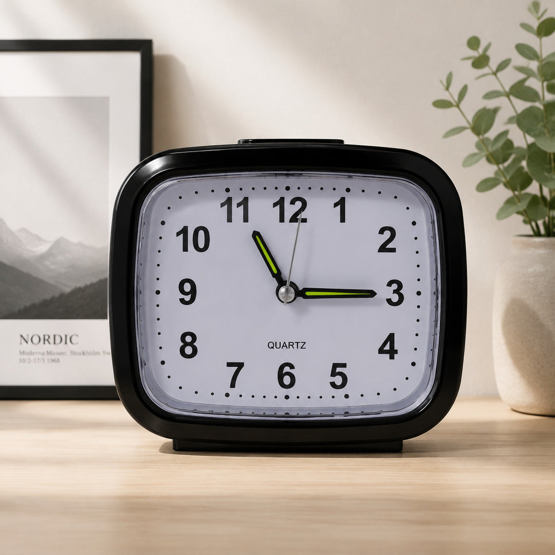 Quarz Alarm Clock with Large Dial Kalsten