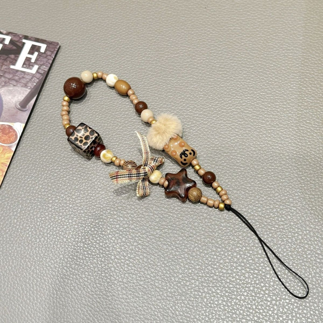 Decorative Beaded Charm Keychain Kalsten