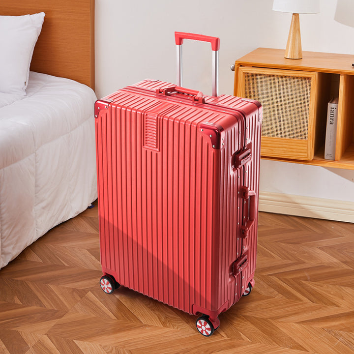 Rugged Multi-Compartment Roller Luggage Kalsten