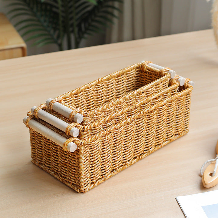 Rectangular Woven Storage Caddy Kalsten