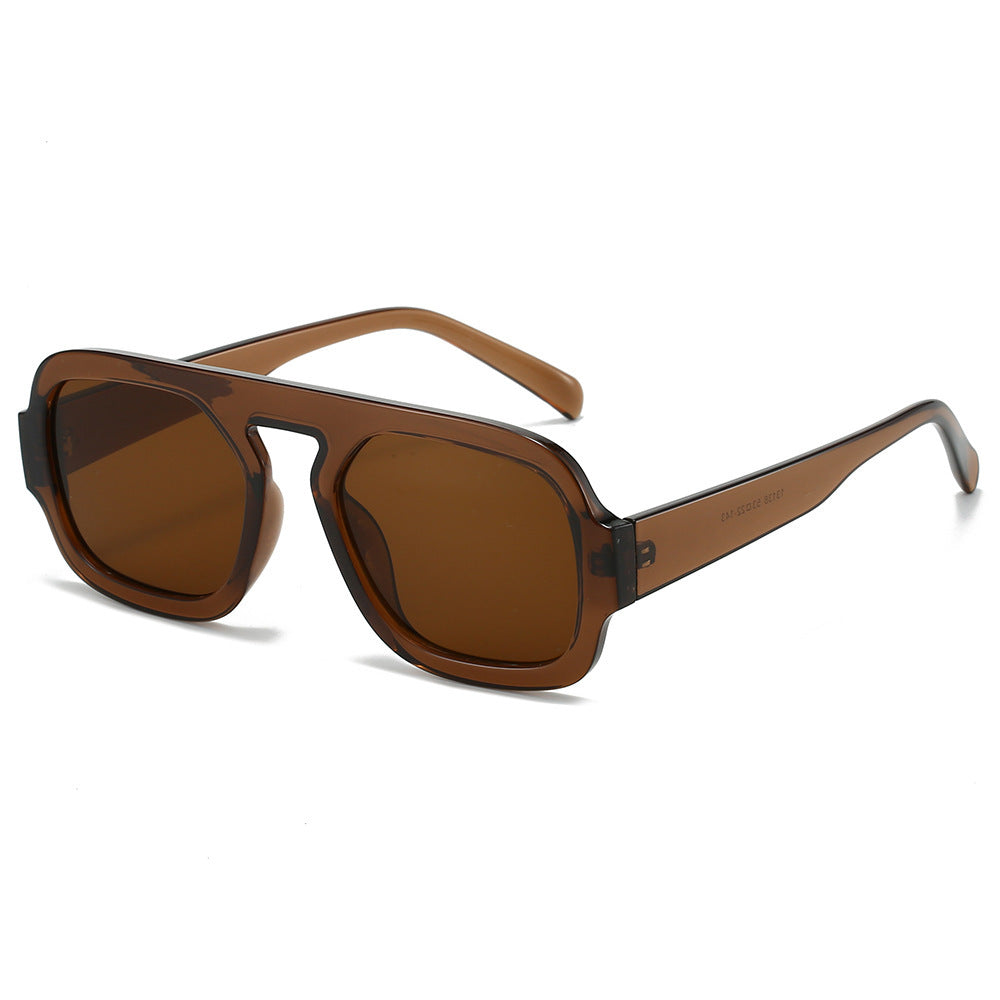 Oversized Geometric Lens Sunglasses Kalsten