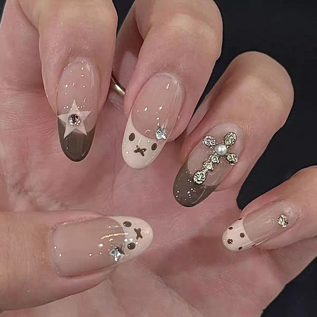 Trendy Press-On Nail Art Set Kalsten 1787394873
