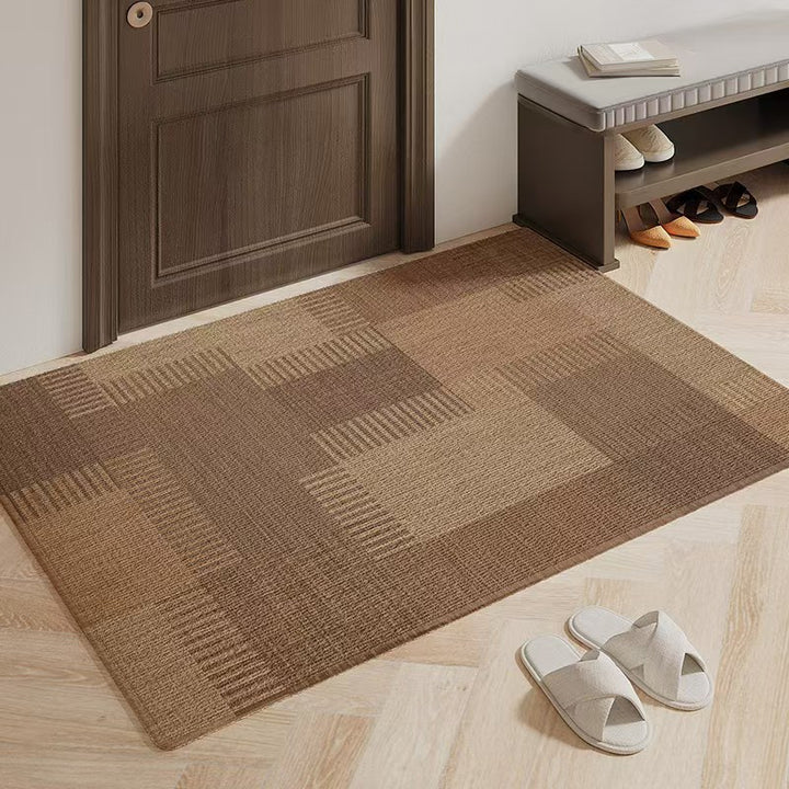 Textured Geometric Area Rug