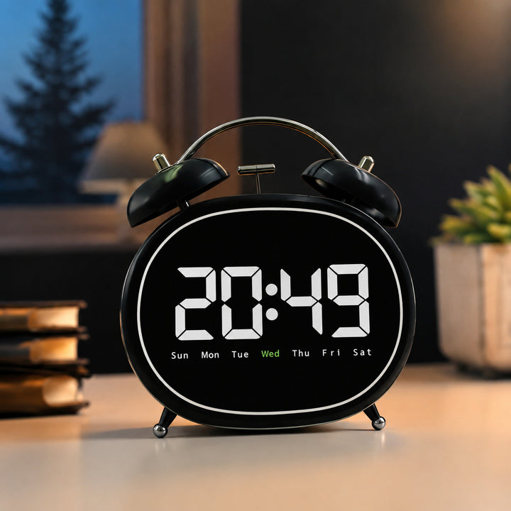 Digital Bluetooth table clock with large digits Kalsten