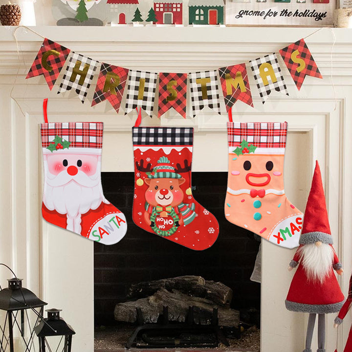 Christmas Themed Decorative Stocking