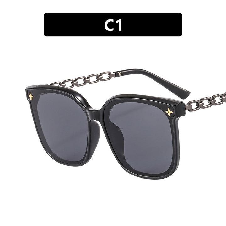 Women's Luxury Sunglasses with Fashionable Chain Frame Kalsten
