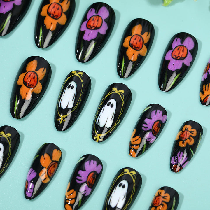 Artificial nails with creative Halloween design Kalsten