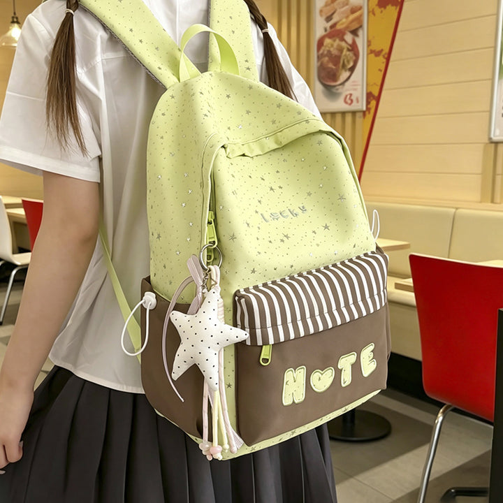 Star Print School Backpack Kalsten