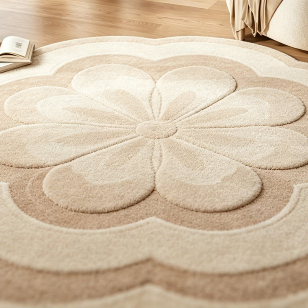 Stylish Artisan Round Area Rug