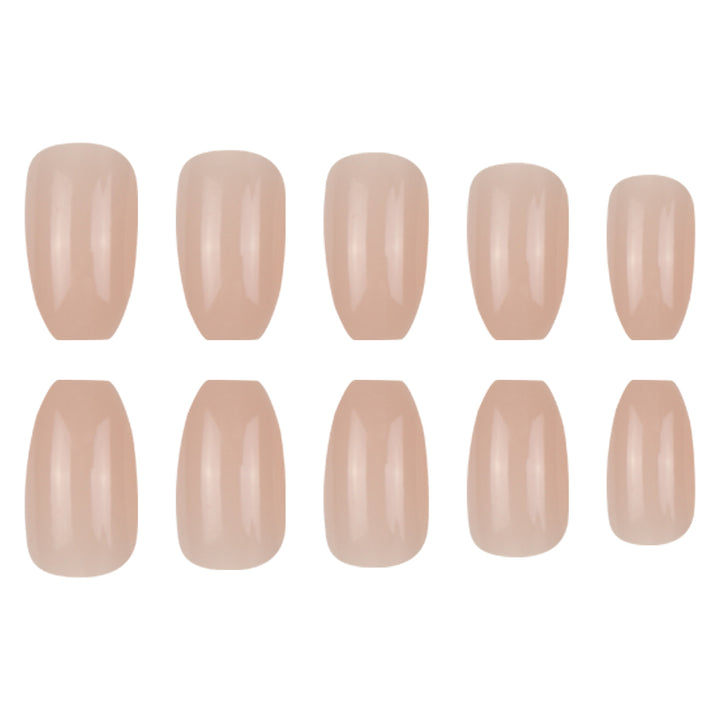 Glossy Almond-Shape Press-On Nails Kalsten