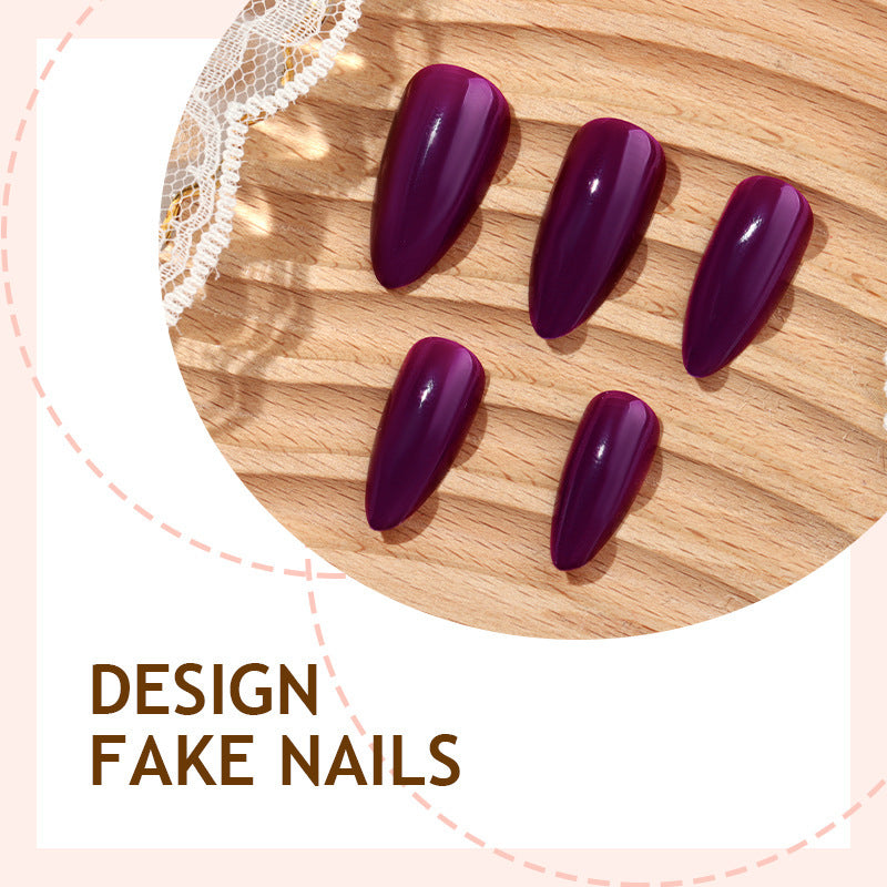 Luxury artificial nail set with pointed designs Kalsten