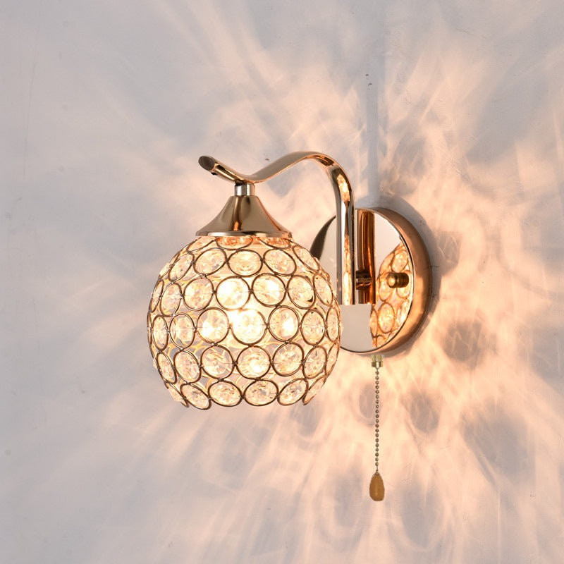 Crystal Accent Wall Sconce