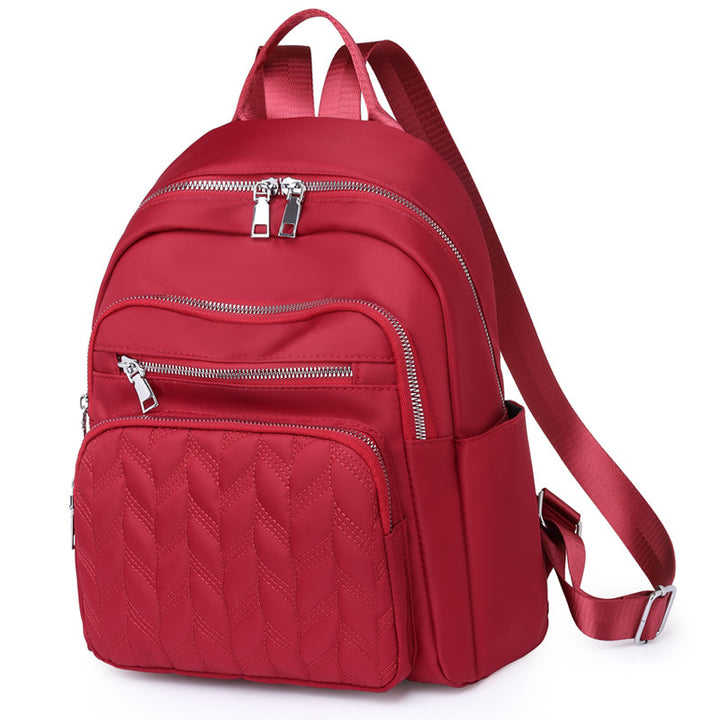 Versatile Quilted Backpack with Multiple Compartments Kalsten