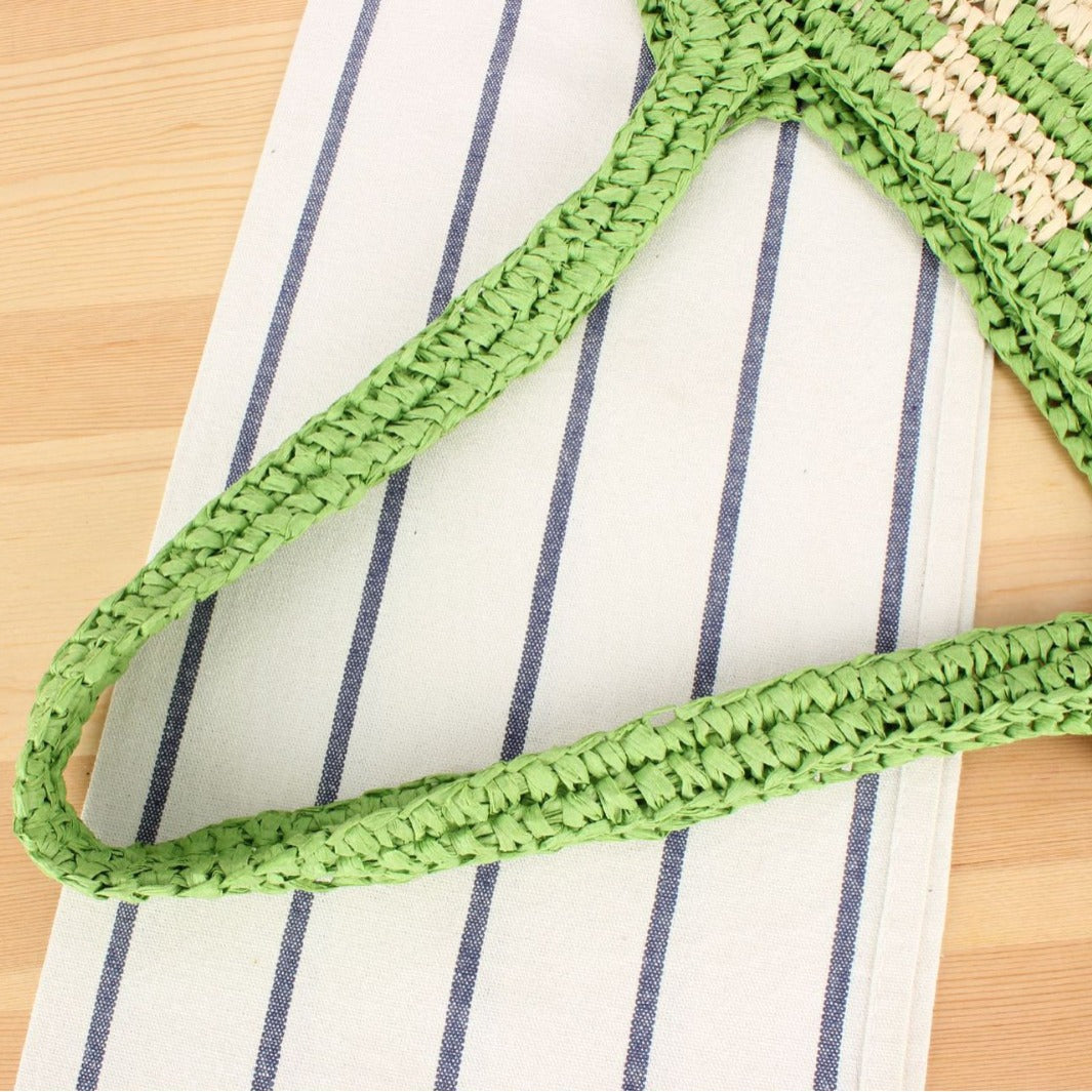 Hand-knotted Carrying Bag Made of Woven Natural Material Kalsten