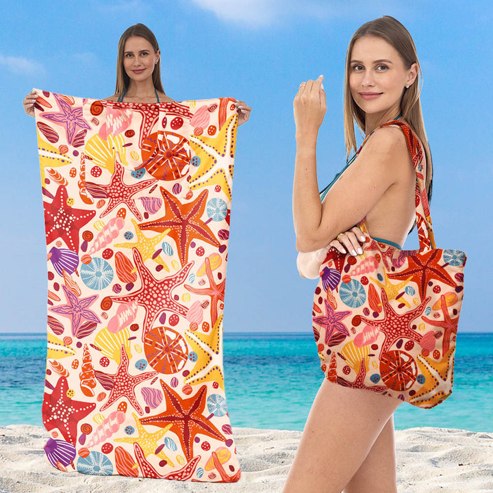 Beach towel with creative sea turtle pattern Kalsten