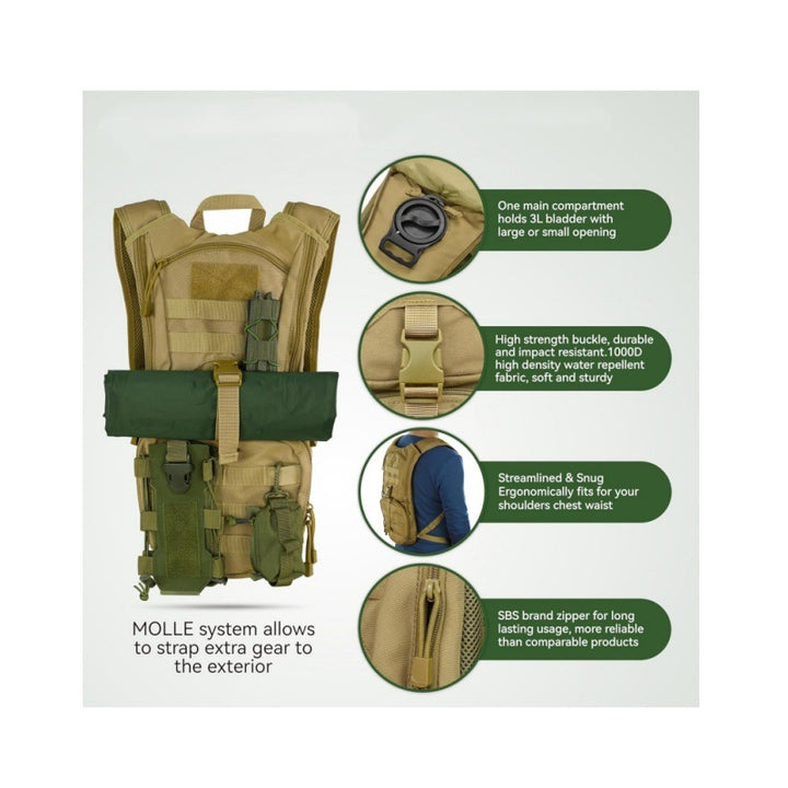 Tactical Rucksack with Hydration System Kalsten