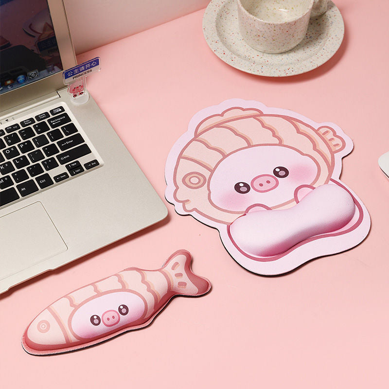 Cute Cartoon-Themed Mouse Wrist Rest Pad