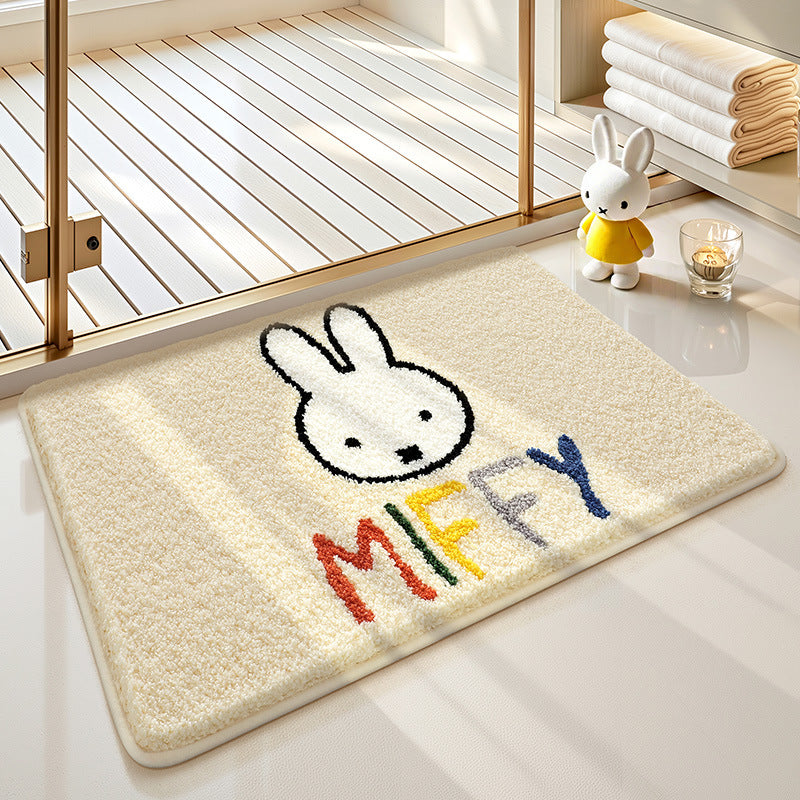 Cute Cartoon Bunny Bath Mat Kalsten