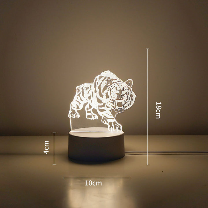 LED Tiger Figure Decorative Lamp