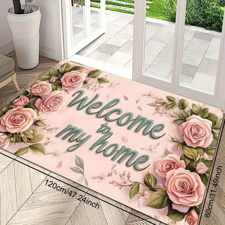 Rustic Welcome Mat Kalsten