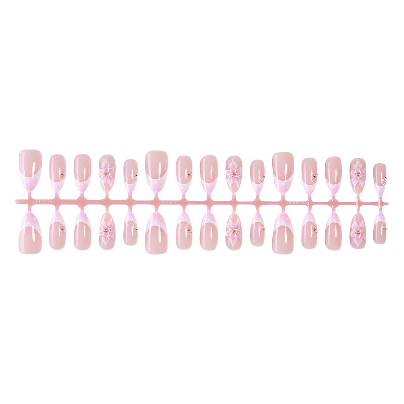 Elegant Floral Press-On Nail Art Set Kalsten 1788495644