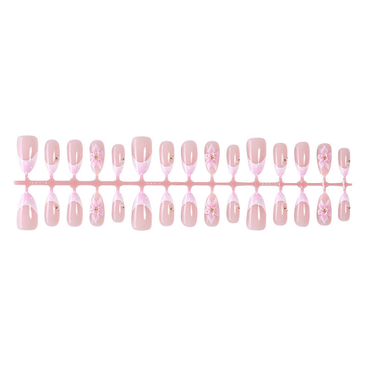 Elegant Floral Press-On Nail Art Set Kalsten 1788496102