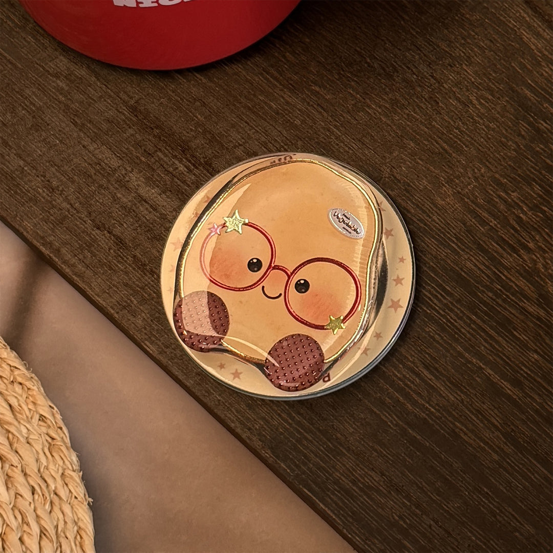 Funny coaster in eggplant design Kalsten