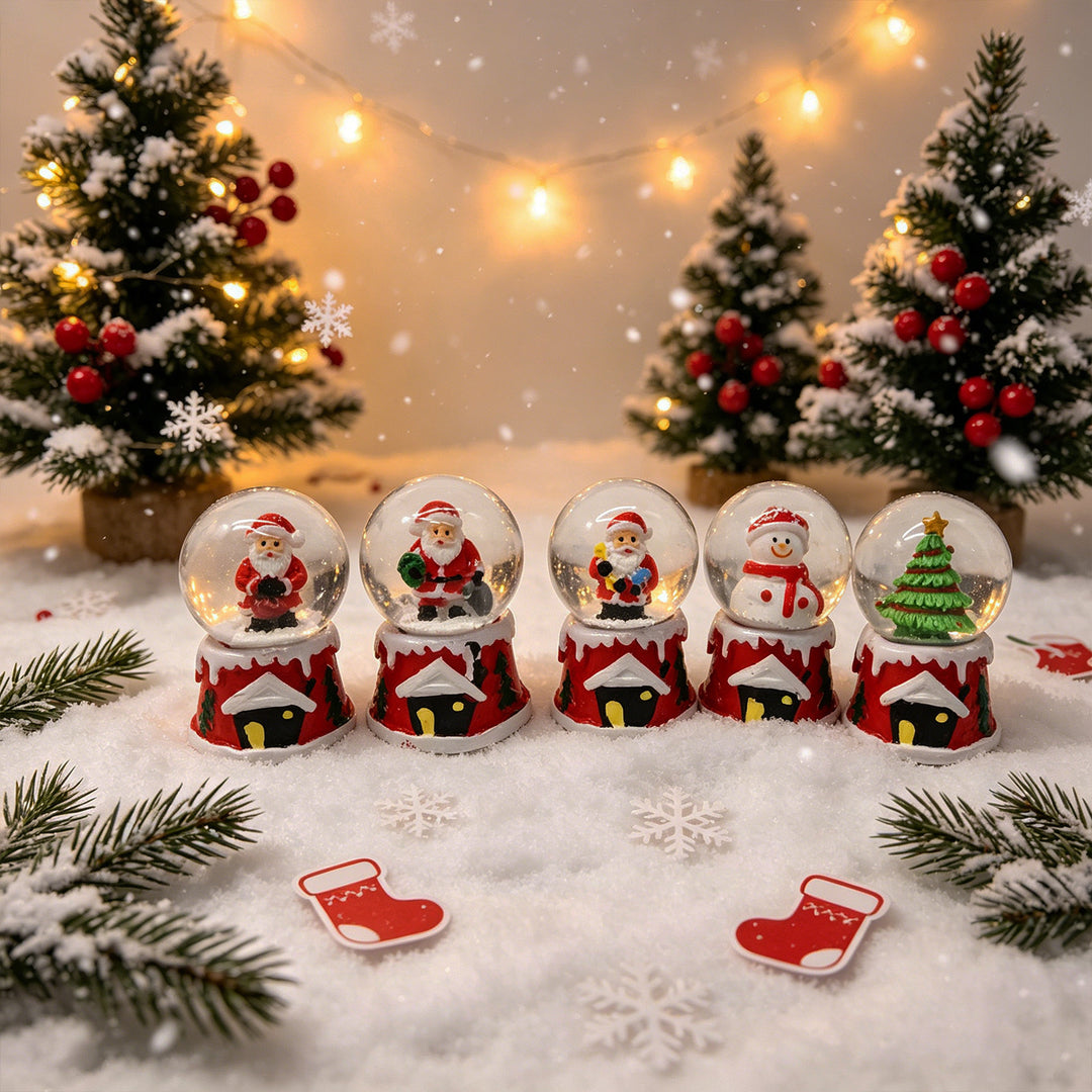 Magical Christmas Snow Globe Figures Kalsten