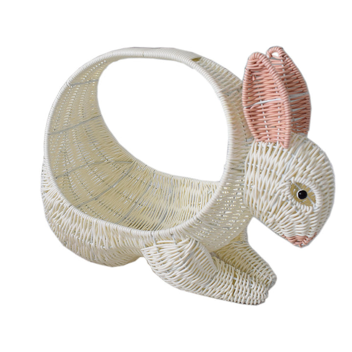 Artistic Rabbit-Shaped Woven Storage Basket Kalsten