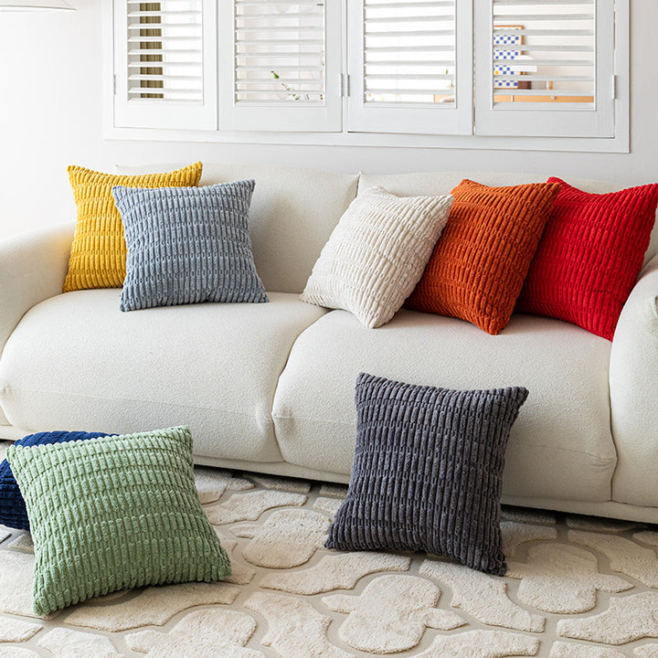 Textured Plush Accent Pillow