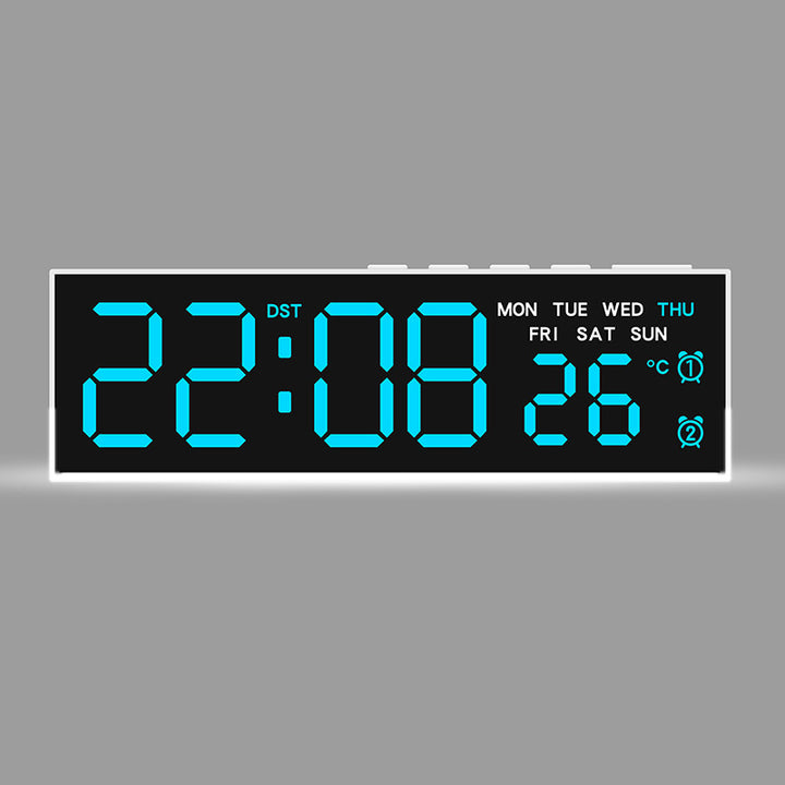 Digital watch with integrated thermometer and weekday display Kalsten
