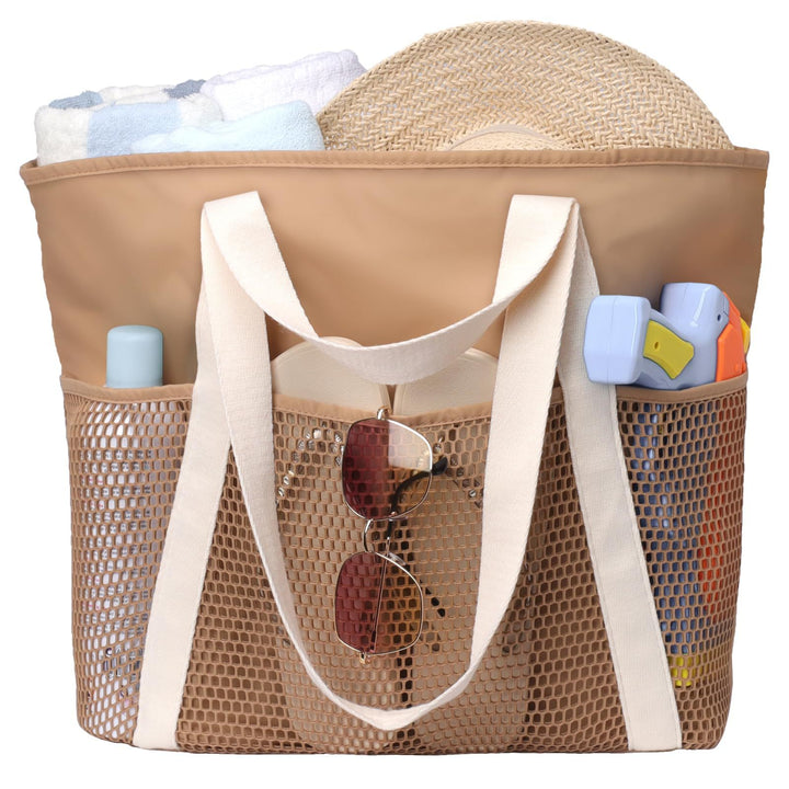 Multifunctional shopping bag with mesh fabric Kalsten