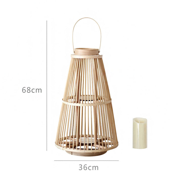 Stylish Rattan Lantern Kalsten