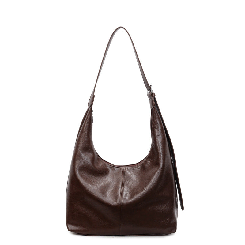 Premium Leather Slouchy Handbag Kalsten