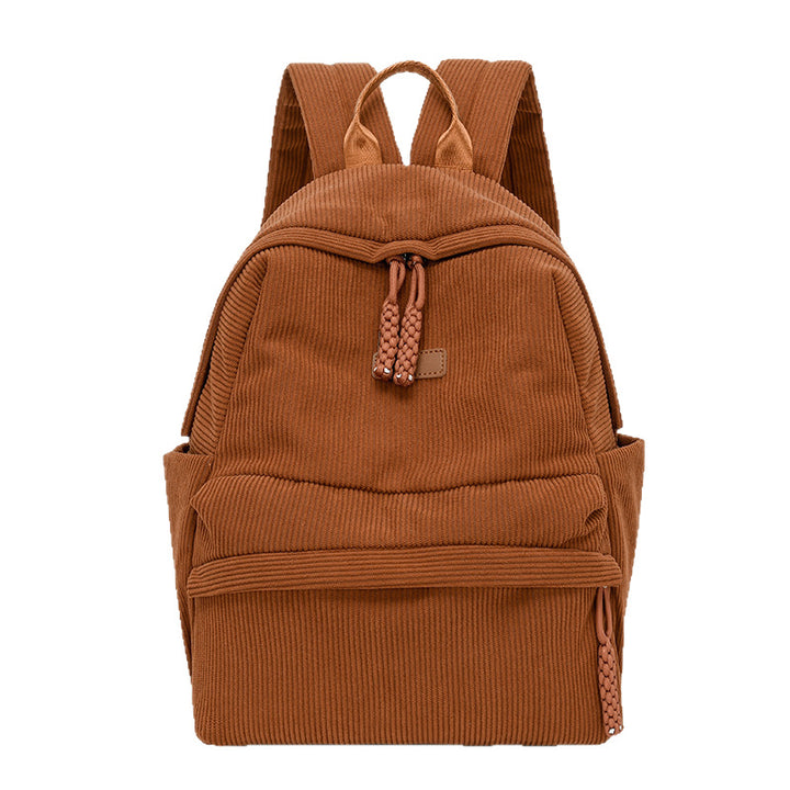 Stylish Corduroy Backpack Kalsten