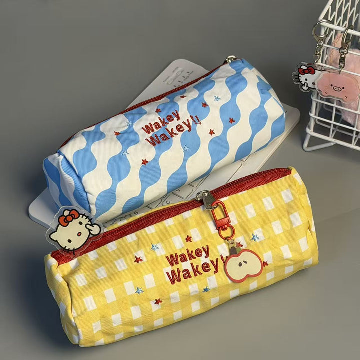 Cute Checkered Pencil Case